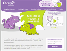 Tablet Screenshot of cerenia.com